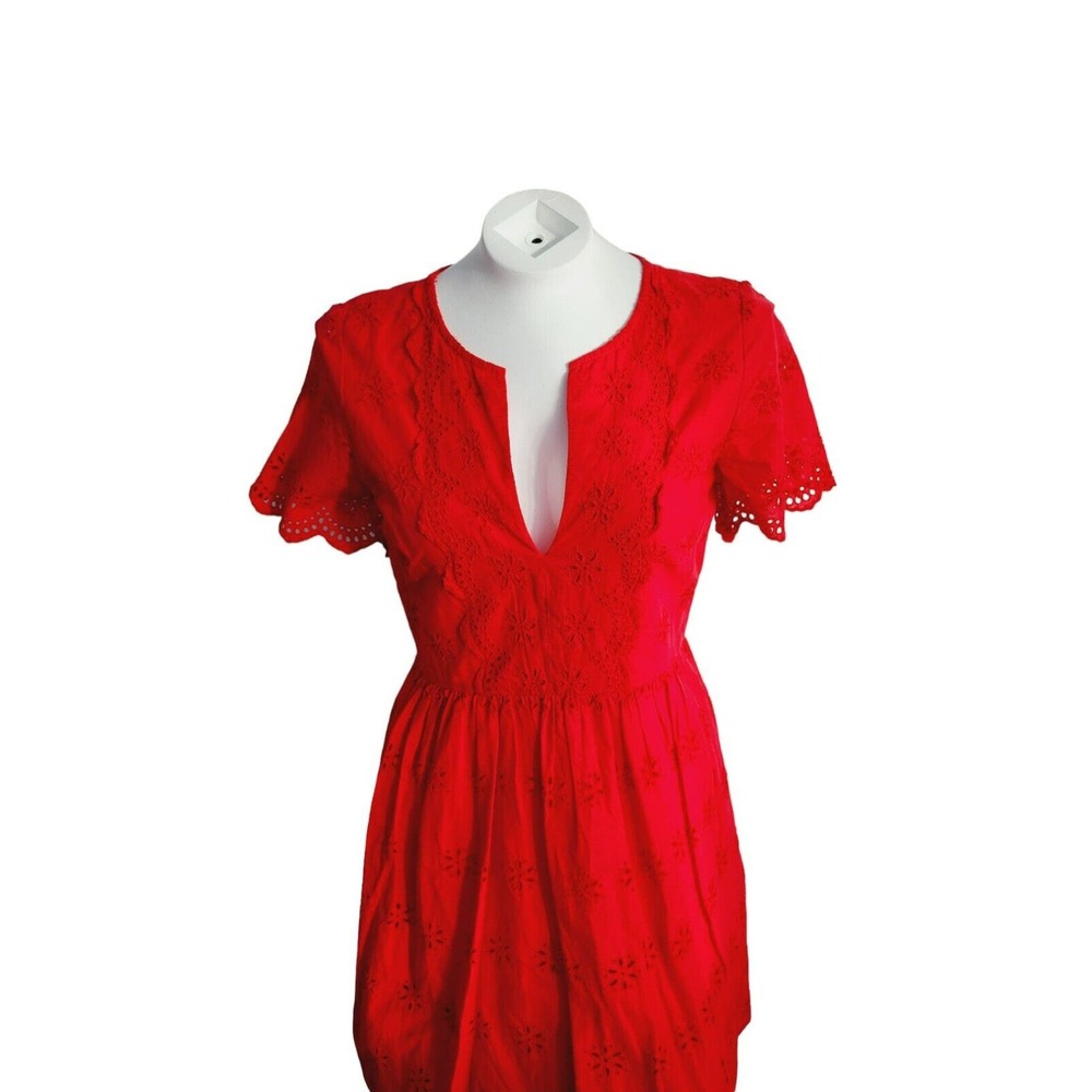 Madewell Scalloped Eyelet Madi Dress Size‎ 2